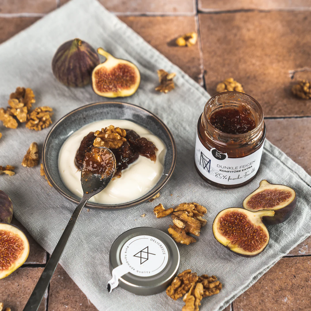 Dunkle Feigen Konfitüre 85% spezialitäten in Gera. Lebensmittel in Gera. Mobile Cocktailbar in Gera. Your Cocktail. wajos, deligreece